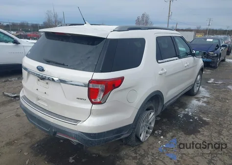 2018 Ford Explorer Xlt из США, поврежденный, VIN 1FM5K8D89JGB94093